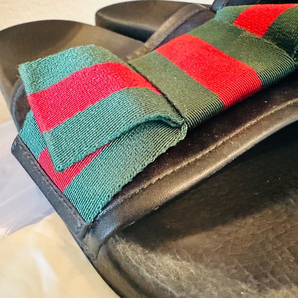 Gucci Satin Bow Slide US size 10 - Picture 2 of 7